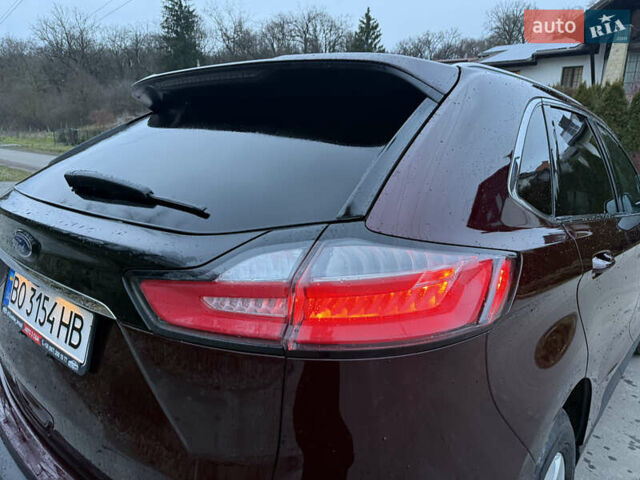 Красный Форд Эдж, объемом двигателя 2 л и пробегом 193 тыс. км за 16500 $, фото 18 на Automoto.ua