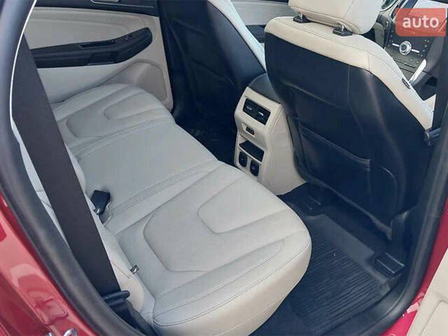 Красный Форд Эдж, объемом двигателя 2 л и пробегом 56 тыс. км за 16500 $, фото 6 на Automoto.ua