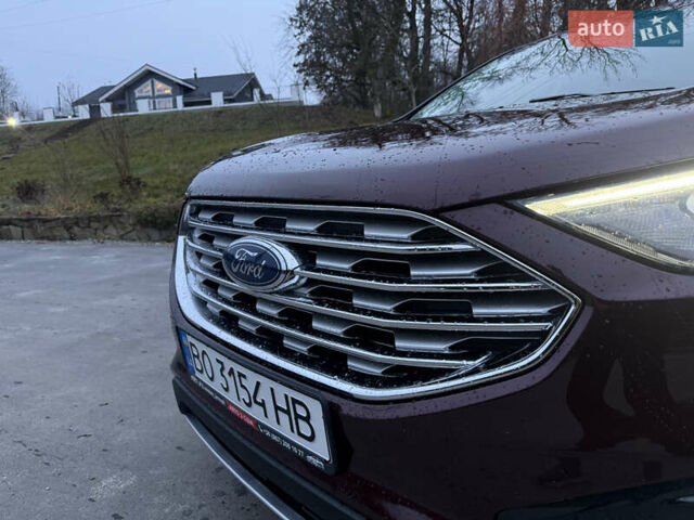 Красный Форд Эдж, объемом двигателя 2 л и пробегом 193 тыс. км за 16500 $, фото 6 на Automoto.ua