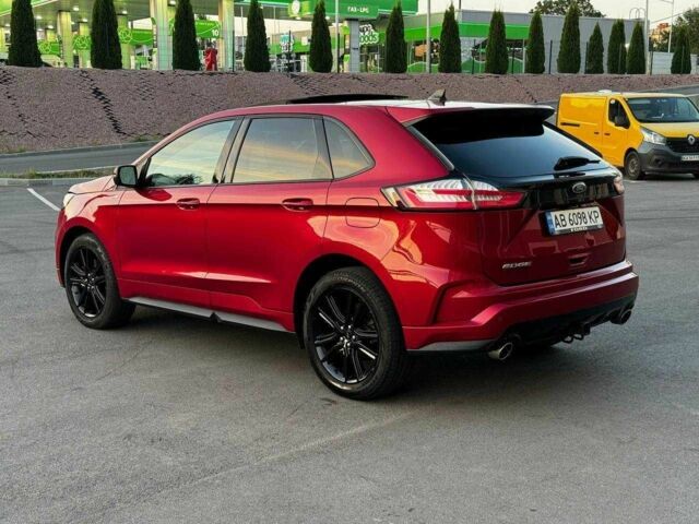 Красный Форд Эдж, объемом двигателя 2 л и пробегом 67 тыс. км за 10350 $, фото 1 на Automoto.ua