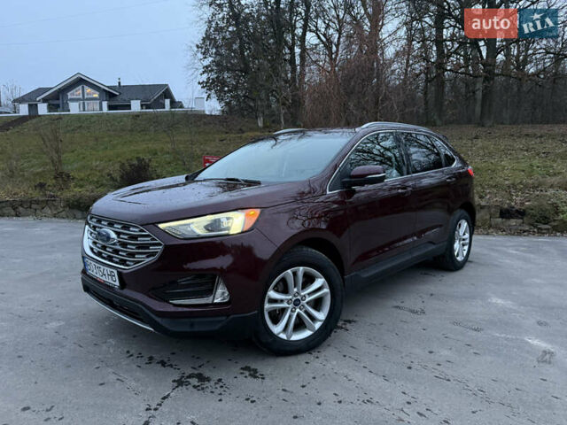 Красный Форд Эдж, объемом двигателя 2 л и пробегом 193 тыс. км за 16500 $, фото 2 на Automoto.ua