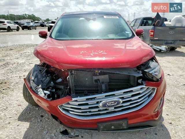 Красный Форд Эдж, объемом двигателя 2 л и пробегом 72 тыс. км за 10500 $, фото 5 на Automoto.ua