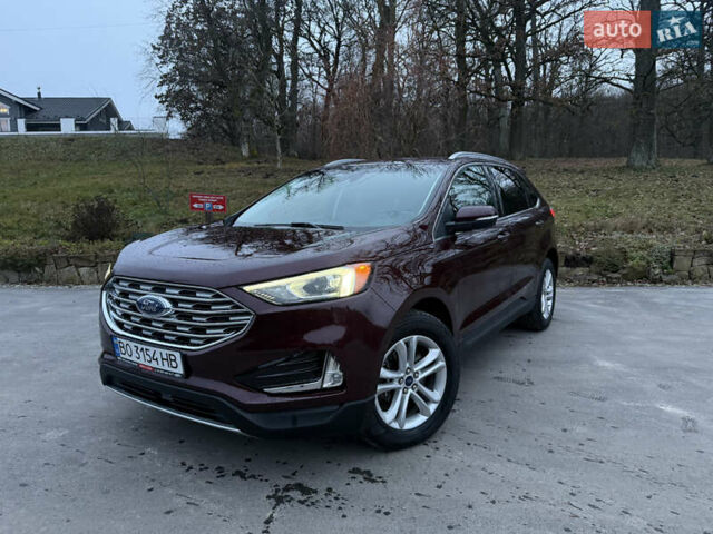 Красный Форд Эдж, объемом двигателя 2 л и пробегом 193 тыс. км за 16500 $, фото 1 на Automoto.ua