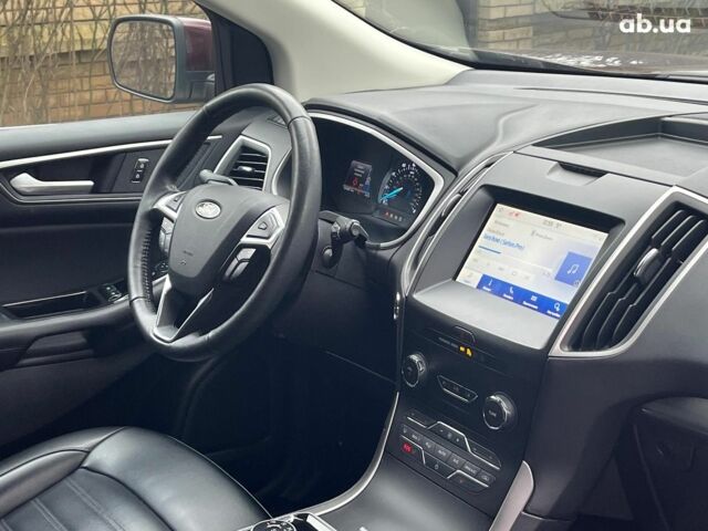 Красный Форд Эдж, объемом двигателя 2 л и пробегом 124 тыс. км за 21490 $, фото 32 на Automoto.ua