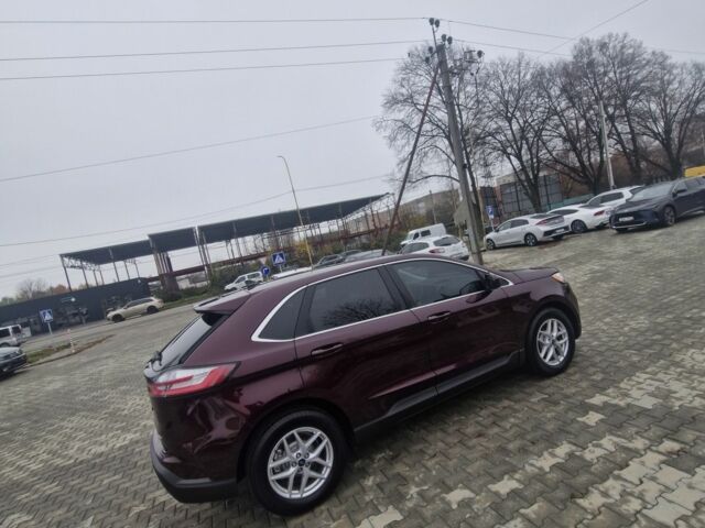 Красный Форд Эдж, объемом двигателя 2 л и пробегом 141 тыс. км за 19300 $, фото 6 на Automoto.ua