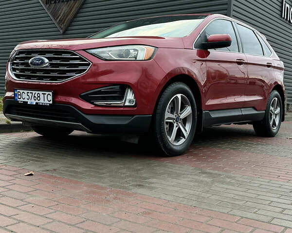 Червоний Форд Едж, об'ємом двигуна 2 л та пробігом 20 тис. км за 21900 $, фото 1 на Automoto.ua