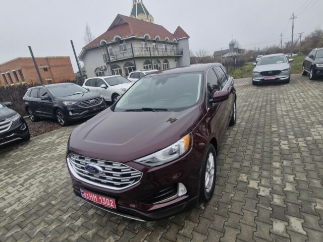 Красный Форд Эдж, объемом двигателя 2 л и пробегом 141 тыс. км за 19300 $, фото 1 на Automoto.ua