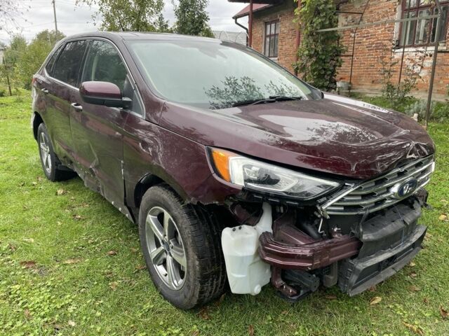 Красный Форд Эдж, объемом двигателя 2 л и пробегом 83 тыс. км за 11500 $, фото 1 на Automoto.ua