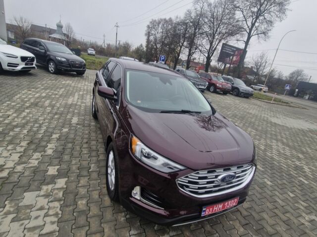 Красный Форд Эдж, объемом двигателя 2 л и пробегом 141 тыс. км за 19300 $, фото 3 на Automoto.ua