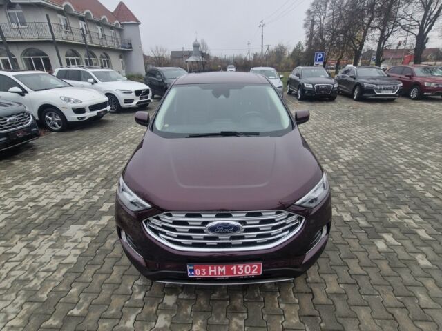 Красный Форд Эдж, объемом двигателя 2 л и пробегом 141 тыс. км за 19300 $, фото 2 на Automoto.ua