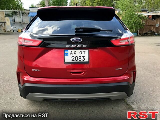 Красный Форд Эдж, объемом двигателя 2 л и пробегом 33 тыс. км за 23000 $, фото 3 на Automoto.ua