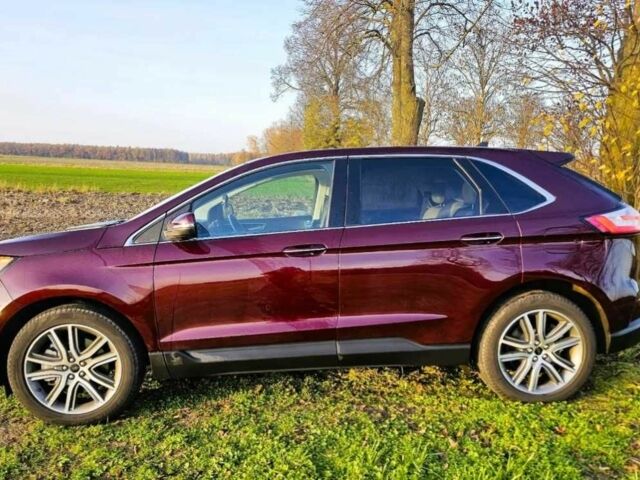 Красный Форд Эдж, объемом двигателя 2 л и пробегом 74 тыс. км за 14400 $, фото 11 на Automoto.ua