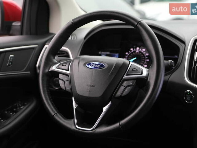 Красный Форд Эдж, объемом двигателя 2 л и пробегом 34 тыс. км за 23500 $, фото 14 на Automoto.ua