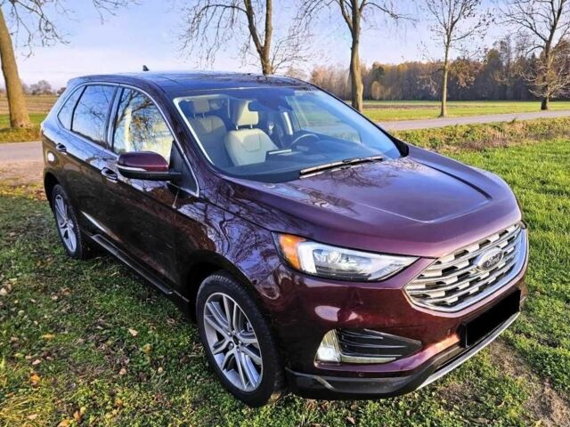 Красный Форд Эдж, объемом двигателя 2 л и пробегом 74 тыс. км за 14400 $, фото 3 на Automoto.ua