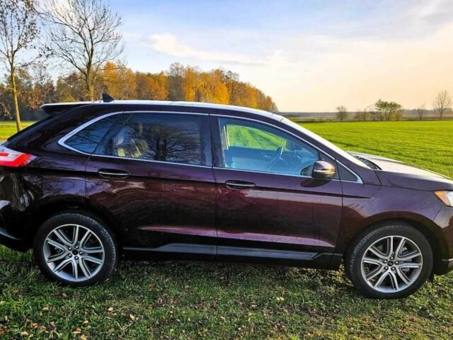 Красный Форд Эдж, объемом двигателя 2 л и пробегом 74 тыс. км за 14400 $, фото 8 на Automoto.ua