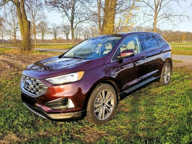 Красный Форд Эдж, объемом двигателя 2 л и пробегом 74 тыс. км за 14400 $, фото 1 на Automoto.ua