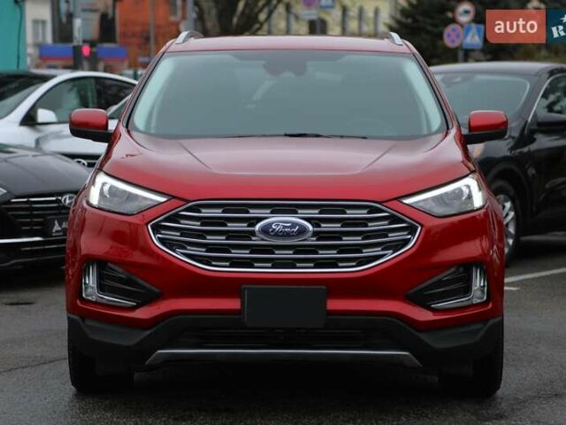 Красный Форд Эдж, объемом двигателя 2 л и пробегом 34 тыс. км за 23500 $, фото 1 на Automoto.ua