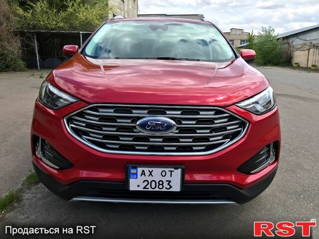 Красный Форд Эдж, объемом двигателя 2 л и пробегом 33 тыс. км за 23000 $, фото 1 на Automoto.ua