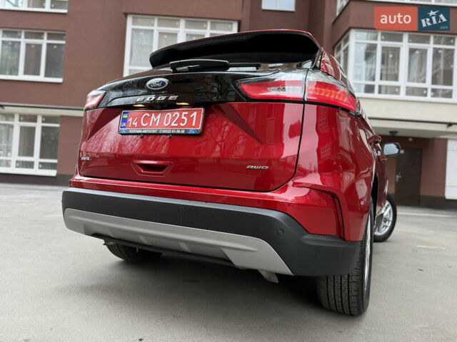 Красный Форд Эдж, объемом двигателя 2 л и пробегом 16 тыс. км за 24000 $, фото 8 на Automoto.ua
