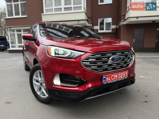 Красный Форд Эдж, объемом двигателя 2 л и пробегом 16 тыс. км за 24000 $, фото 4 на Automoto.ua