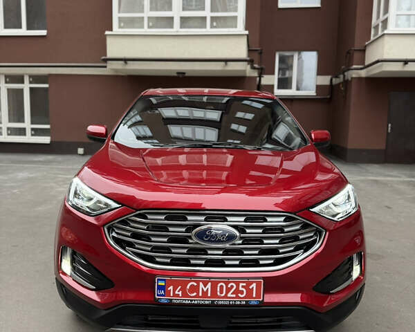 Красный Форд Эдж, объемом двигателя 2 л и пробегом 16 тыс. км за 24000 $, фото 17 на Automoto.ua