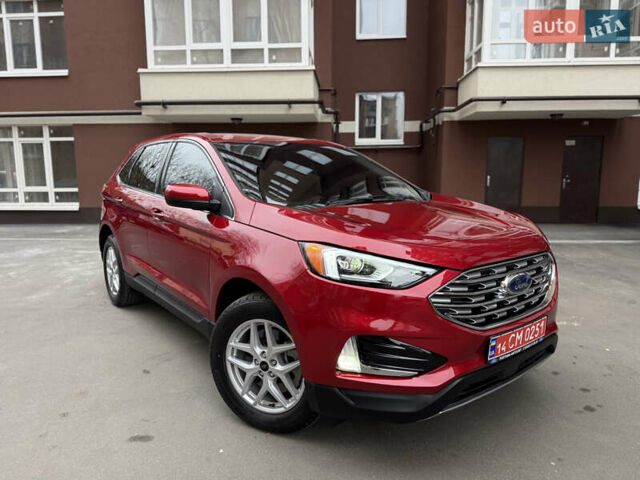 Красный Форд Эдж, объемом двигателя 2 л и пробегом 16 тыс. км за 24000 $, фото 3 на Automoto.ua