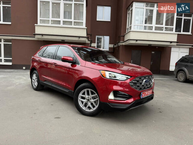 Красный Форд Эдж, объемом двигателя 2 л и пробегом 16 тыс. км за 24000 $, фото 5 на Automoto.ua