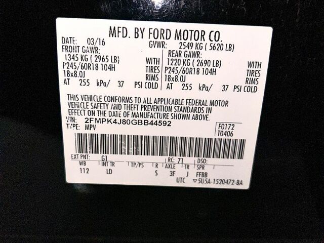 Форд Едж, об'ємом двигуна 3.5 л та пробігом 198 тис. км за 17700 $, фото 11 на Automoto.ua