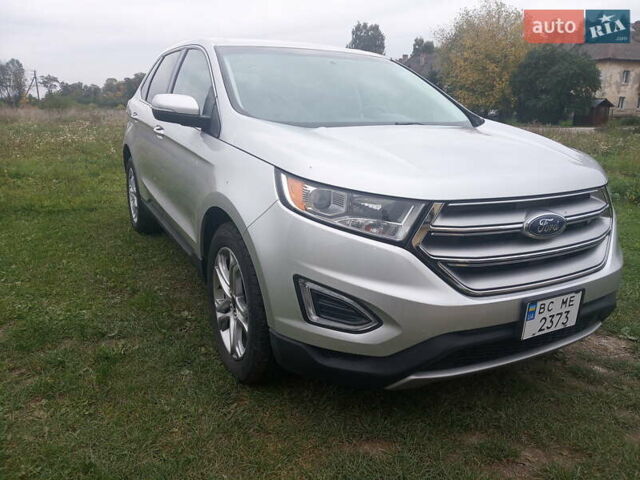 Серый Форд Эдж, объемом двигателя 2 л и пробегом 151 тыс. км за 17200 $, фото 1 на Automoto.ua