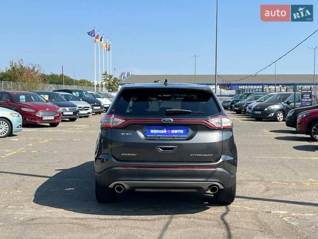 Серый Форд Эдж, объемом двигателя 3.5 л и пробегом 163 тыс. км за 17700 $, фото 5 на Automoto.ua