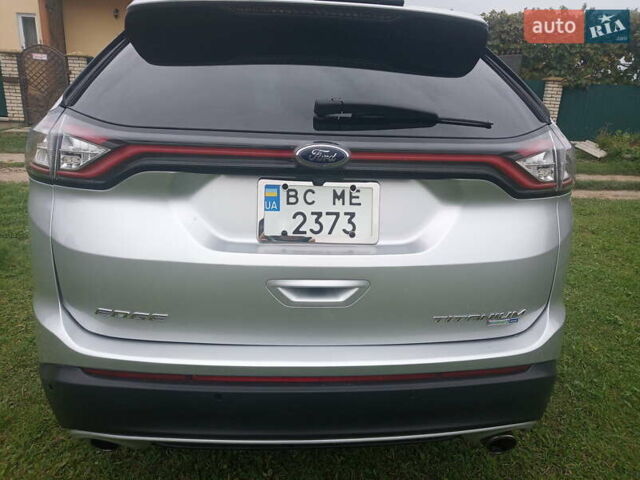 Серый Форд Эдж, объемом двигателя 2 л и пробегом 151 тыс. км за 17200 $, фото 5 на Automoto.ua