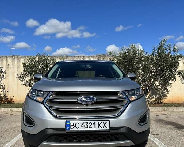 Серый Форд Эдж, объемом двигателя 2 л и пробегом 164 тыс. км за 15200 $, фото 1 на Automoto.ua