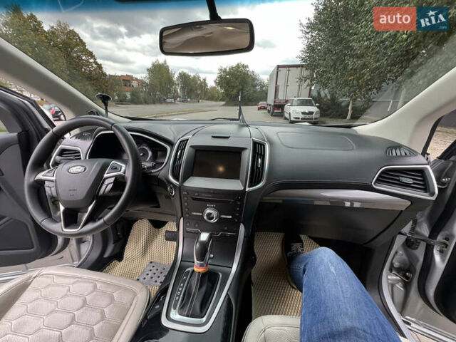 Сірий Форд Едж, об'ємом двигуна 2 л та пробігом 146 тис. км за 15799 $, фото 33 на Automoto.ua