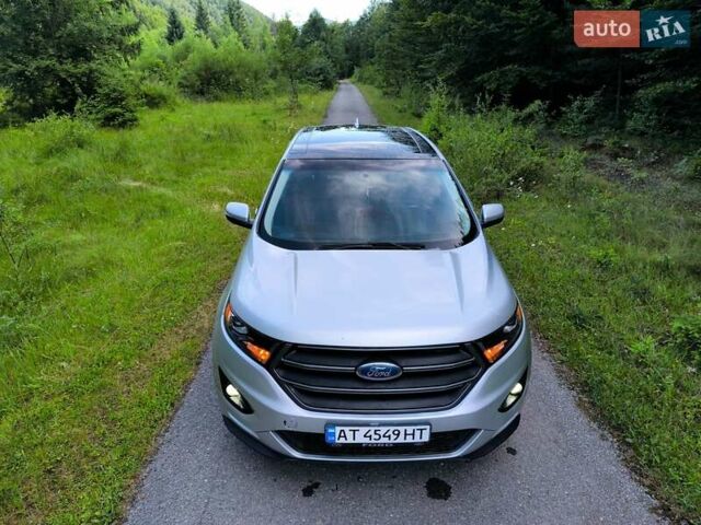 Серый Форд Эдж, объемом двигателя 2 л и пробегом 242 тыс. км за 13999 $, фото 17 на Automoto.ua