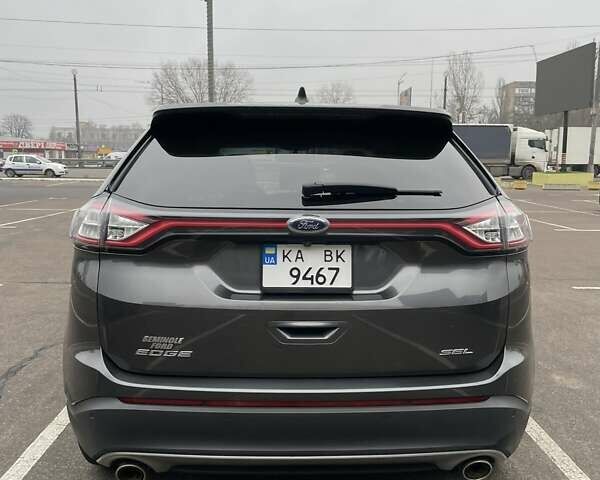 Серый Форд Эдж, объемом двигателя 3.5 л и пробегом 268 тыс. км за 13800 $, фото 8 на Automoto.ua