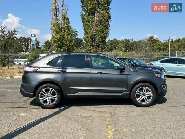 Серый Форд Эдж, объемом двигателя 3.5 л и пробегом 163 тыс. км за 17700 $, фото 3 на Automoto.ua