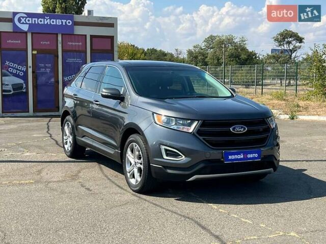 Серый Форд Эдж, объемом двигателя 3.5 л и пробегом 163 тыс. км за 17700 $, фото 2 на Automoto.ua