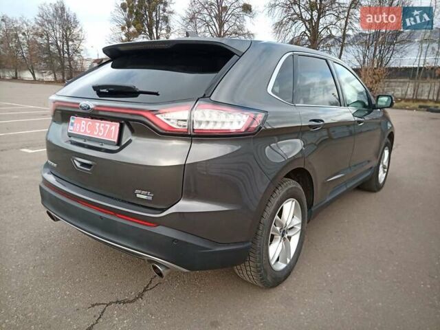 Серый Форд Эдж, объемом двигателя 2 л и пробегом 166 тыс. км за 15400 $, фото 6 на Automoto.ua