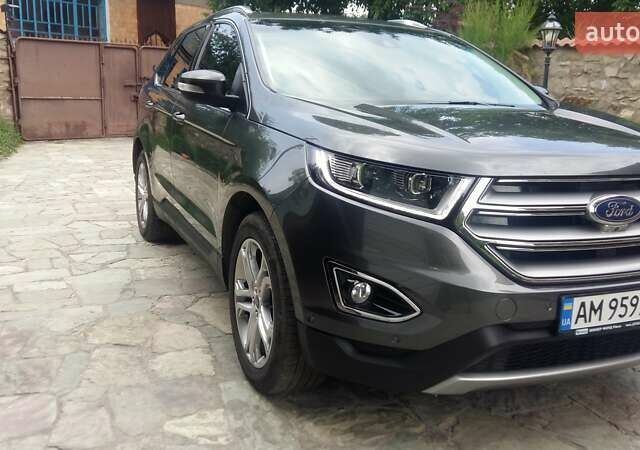 Форд Эдж 2016 в Олевске на Automoto.ua Серый Форд Эдж, объемом двигателя 2 л и пробегом 65 тыс. км за 26000 $, фото 12 на Automoto.ua
