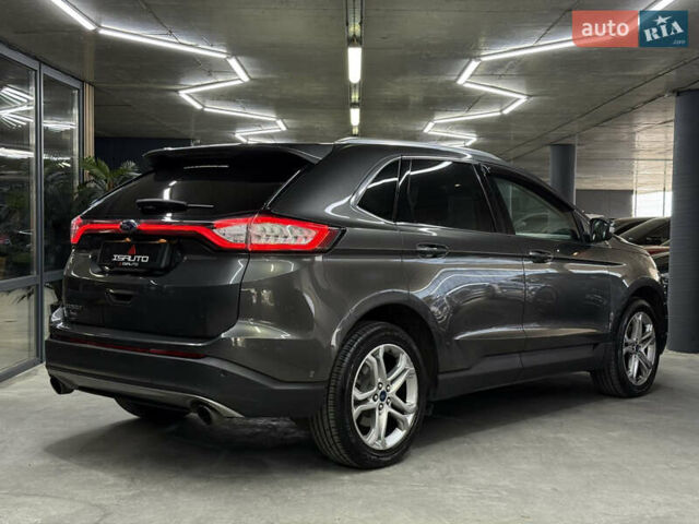 Серый Форд Эдж, объемом двигателя 2 л и пробегом 98 тыс. км за 20900 $, фото 14 на Automoto.ua