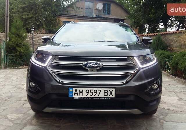 Форд Эдж 2016 в Олевске на Automoto.ua Серый Форд Эдж, объемом двигателя 2 л и пробегом 65 тыс. км за 26000 $, фото 4 на Automoto.ua
