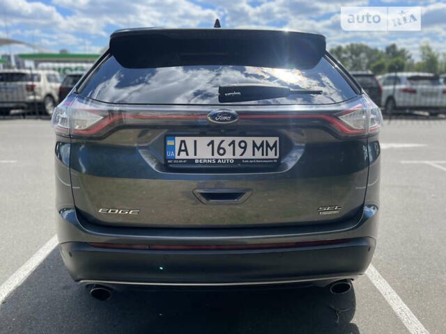 Серый Форд Эдж, объемом двигателя 2 л и пробегом 160 тыс. км за 19400 $, фото 4 на Automoto.ua