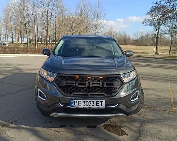 Серый Форд Эдж, объемом двигателя 2 л и пробегом 140 тыс. км за 19500 $, фото 24 на Automoto.ua