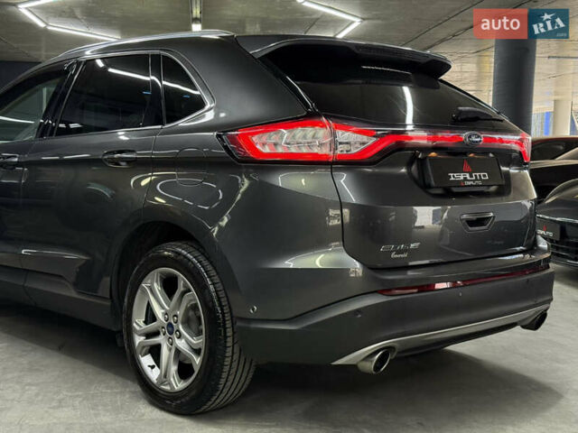 Серый Форд Эдж, объемом двигателя 2 л и пробегом 98 тыс. км за 20900 $, фото 12 на Automoto.ua