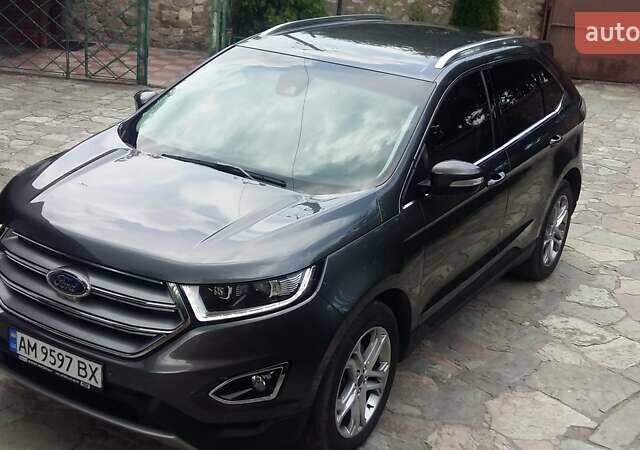 Форд Эдж 2016 в Олевске на Automoto.ua Серый Форд Эдж, объемом двигателя 2 л и пробегом 65 тыс. км за 26000 $, фото 2 на Automoto.ua