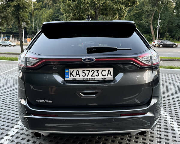 Серый Форд Эдж, объемом двигателя 2 л и пробегом 53 тыс. км за 20500 $, фото 8 на Automoto.ua