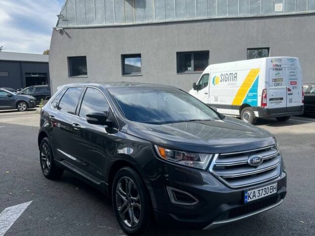 Серый Форд Эдж, объемом двигателя 3.5 л и пробегом 195 тыс. км за 14600 $, фото 16 на Automoto.ua