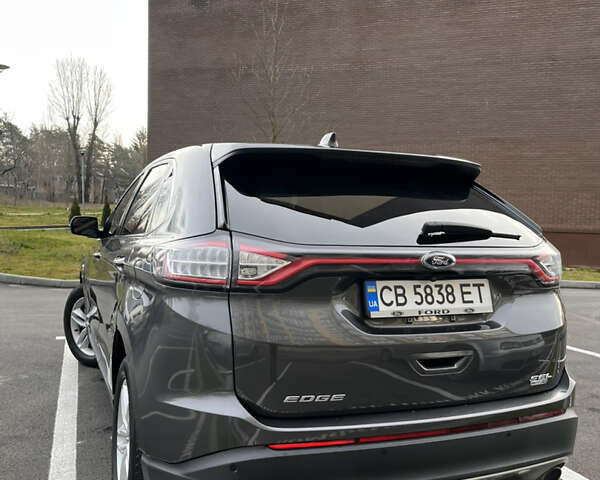 Серый Форд Эдж, объемом двигателя 2 л и пробегом 167 тыс. км за 15300 $, фото 9 на Automoto.ua