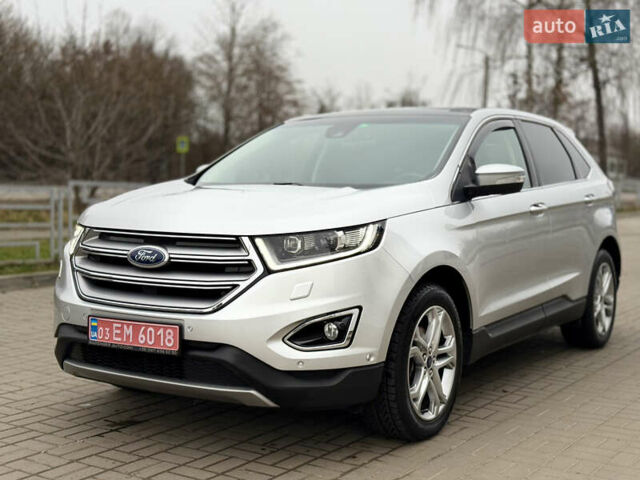 Серый Форд Эдж, объемом двигателя 2 л и пробегом 204 тыс. км за 19500 $, фото 5 на Automoto.ua