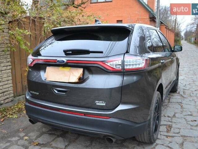 Серый Форд Эдж, объемом двигателя 2 л и пробегом 88 тыс. км за 19900 $, фото 1 на Automoto.ua